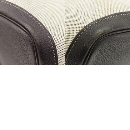 HERMES Garden Party PM Silver Hardware Tote Bag Tower ash Ladies [Used]