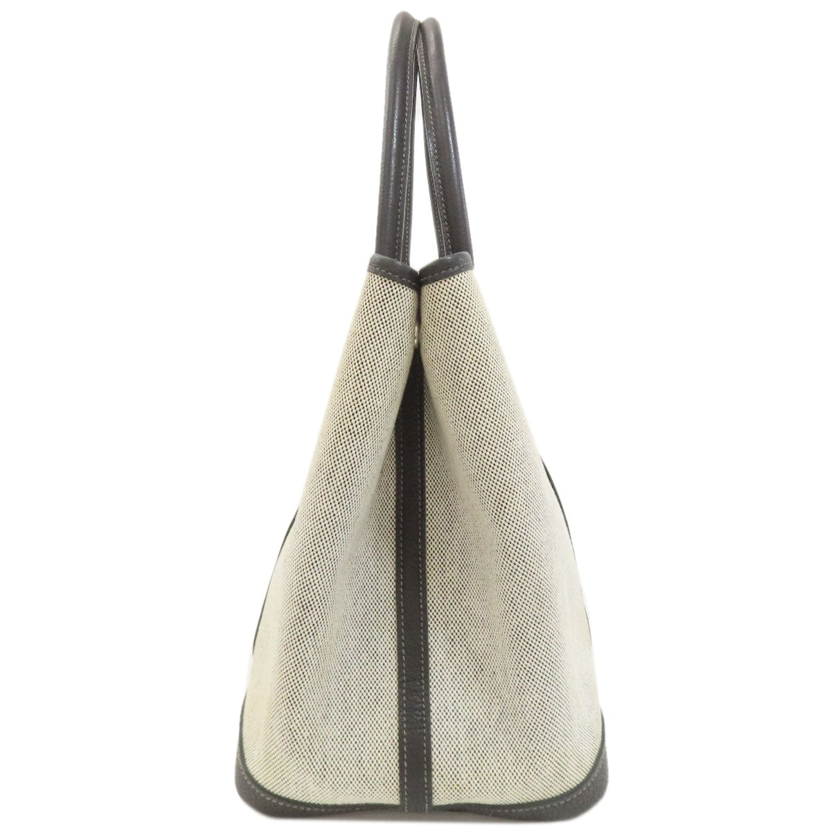 HERMES Garden Party PM Silver Hardware Tote Bag Tower ash Ladies [Used]