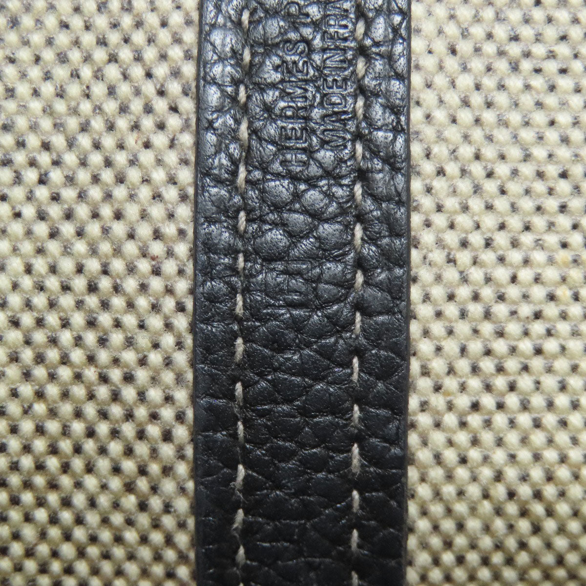 HERMES Garden Party PM Silver Hardware Tote Bag Tower ash Ladies [Used]