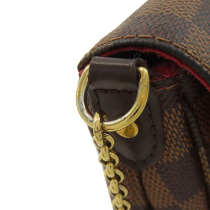 LOUIS VUITTON N41276 Favorit PM Handbag Damier canvas Ladies [Used]