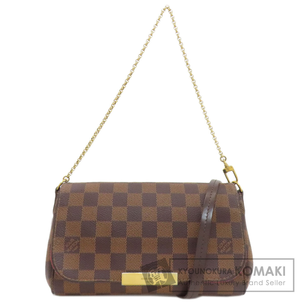 LOUIS VUITTON N41276 Favorit PM Handbag Damier canvas Ladies [Used]