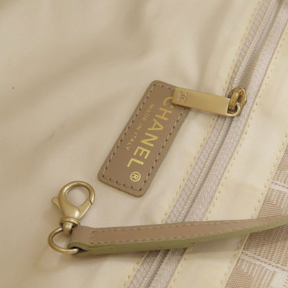 CHANEL New Travel Line MM Tote Bag Nylon jacquard Ladies [Used]