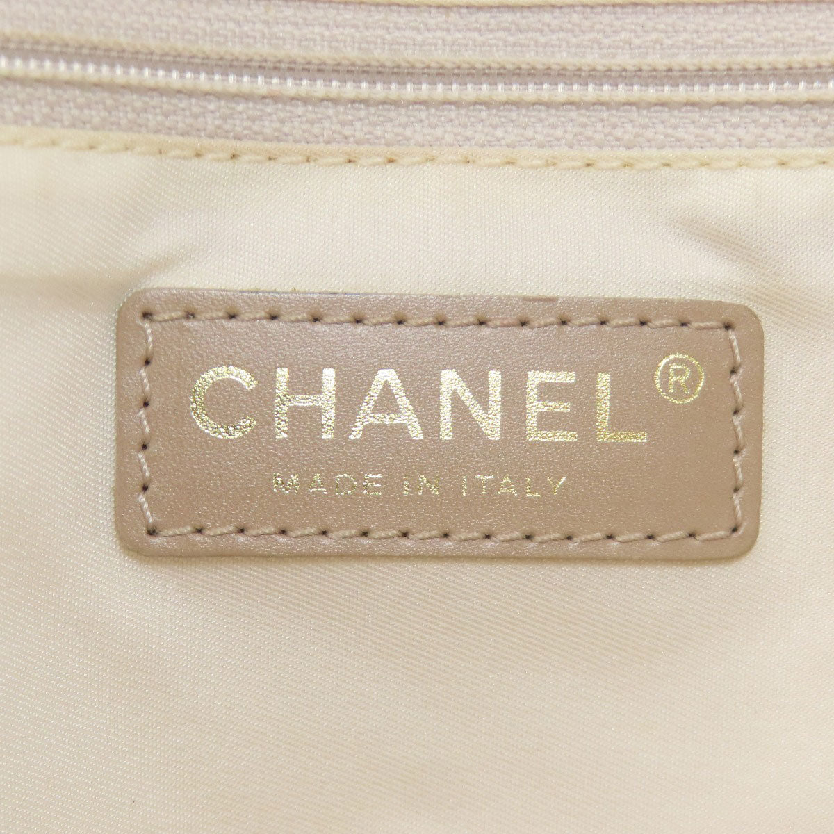 CHANEL New Travel Line MM Tote Bag Nylon jacquard Ladies [Used]