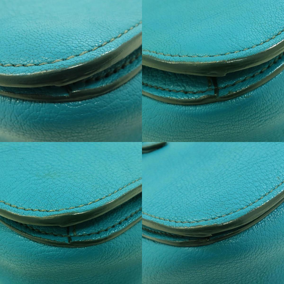 MIUMIU Madras 2WAY Handbag Leather Ladies [Used]