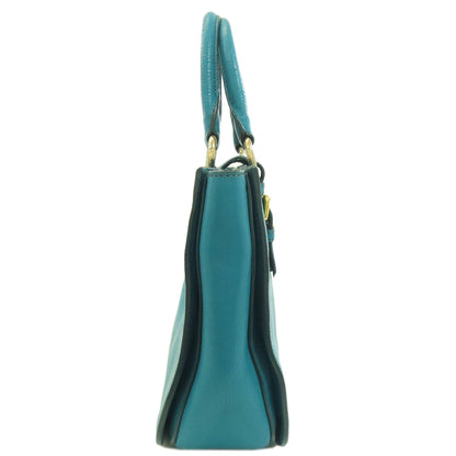 MIUMIU Madras 2WAY Handbag Leather Ladies [Used]