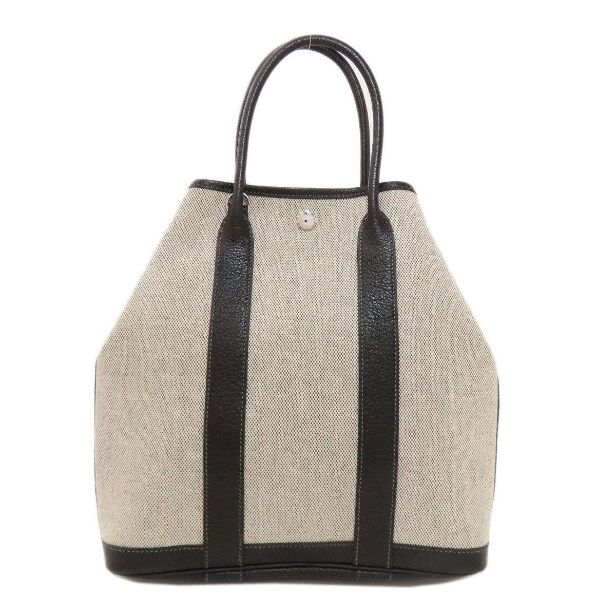 HERMES Garden File PM SilverHardware Handbag Tower ash Ladies [Used]