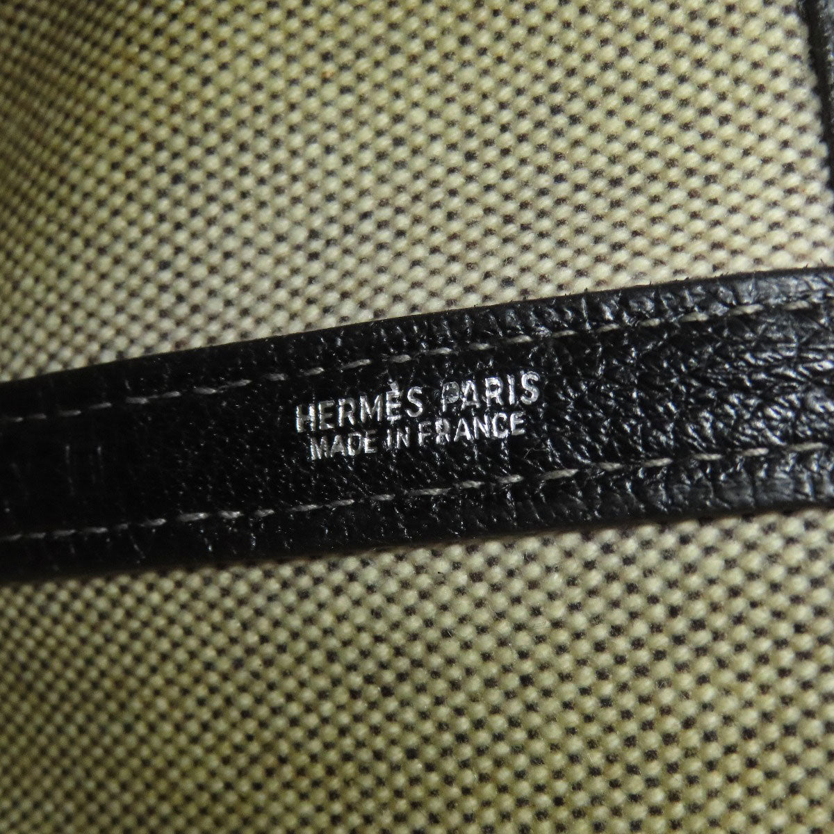 HERMES Garden File PM SilverHardware Handbag Tower ash Ladies [Used]