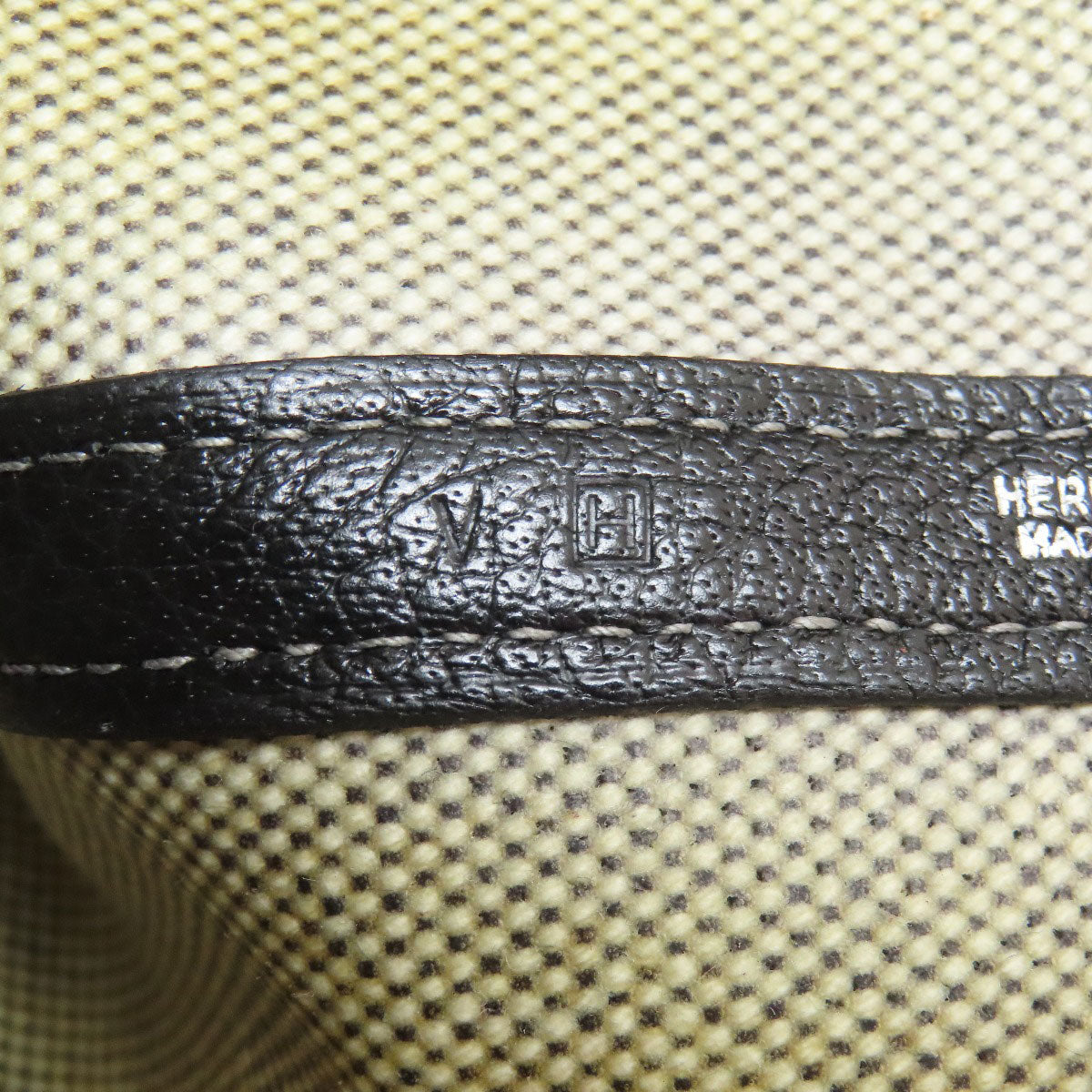 HERMES Garden File PM SilverHardware Handbag Tower ash Ladies [Used]