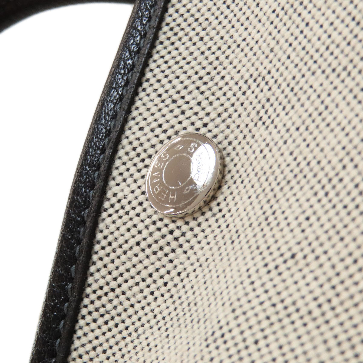 HERMES Garden File PM SilverHardware Handbag Tower ash Ladies [Used]