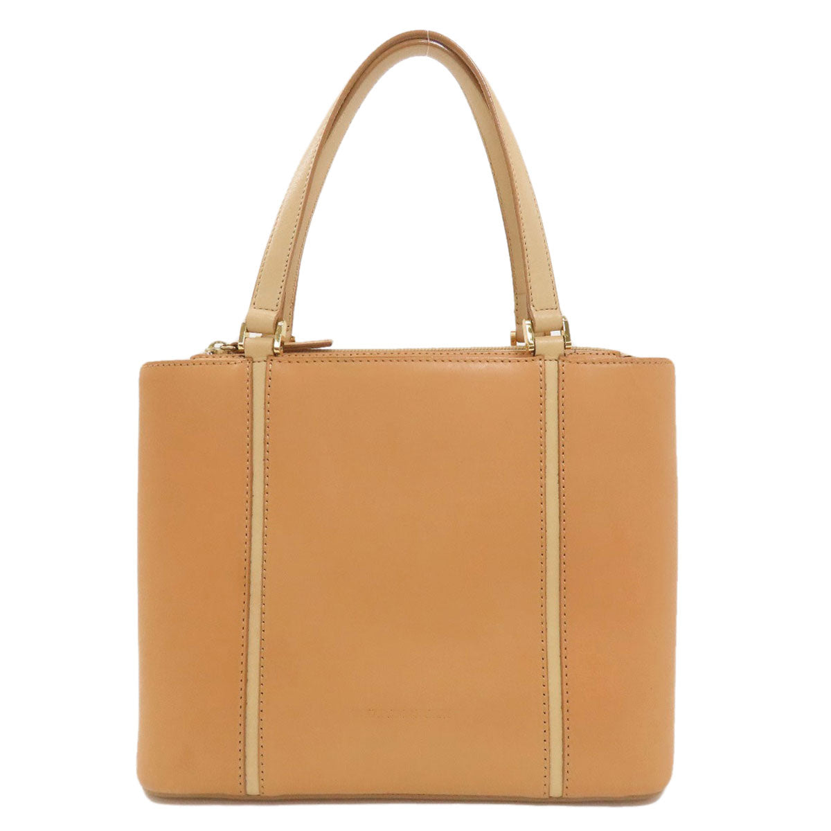 BURBERRY logo Handbag Leather Ladies [Used]