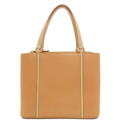 BURBERRY logo Handbag Leather Ladies [Used]