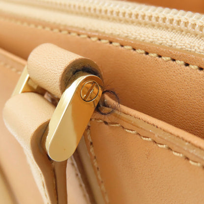 BURBERRY logo Handbag Leather Ladies [Used]