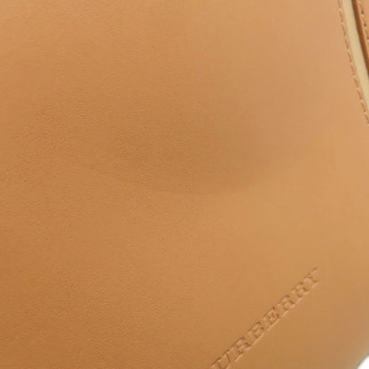 BURBERRY logo Handbag Leather Ladies [Used]