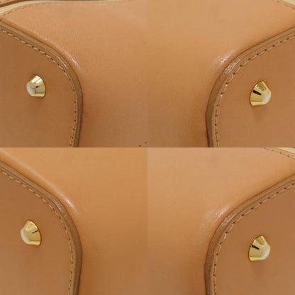 BURBERRY logo Handbag Leather Ladies [Used]