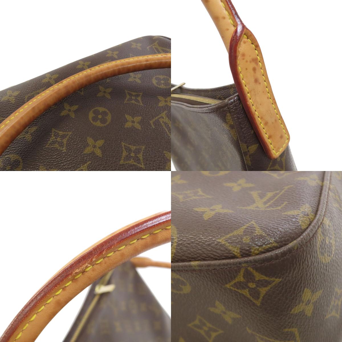 LOUIS VUITTON M51146 Looping MM Tote Bag Monogram canvas Ladies [Used]