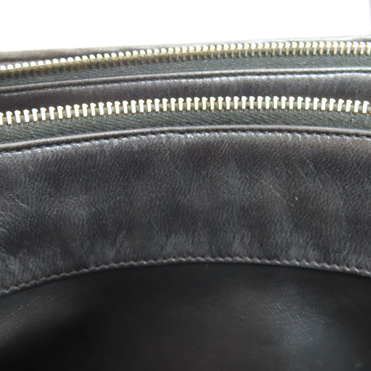 CHANEL V-stitch GoldHardware Handbag Lambskin Ladies [Used]