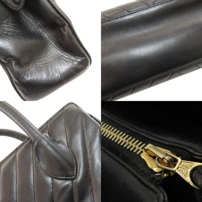 CHANEL V-stitch GoldHardware Handbag Lambskin Ladies [Used]