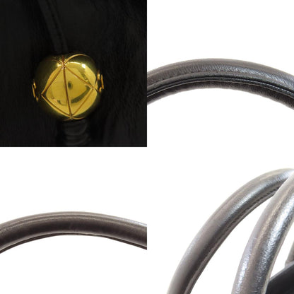 CHANEL V-stitch GoldHardware Handbag Lambskin Ladies [Used]