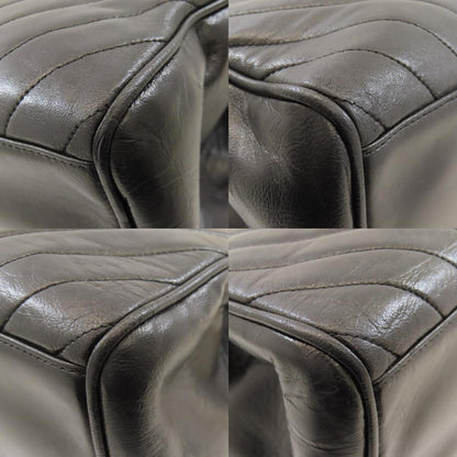 CHANEL V-stitch GoldHardware Handbag Lambskin Ladies [Used]