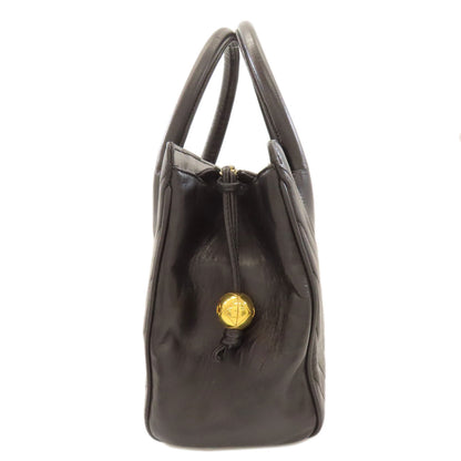 CHANEL V-stitch GoldHardware Handbag Lambskin Ladies [Used]