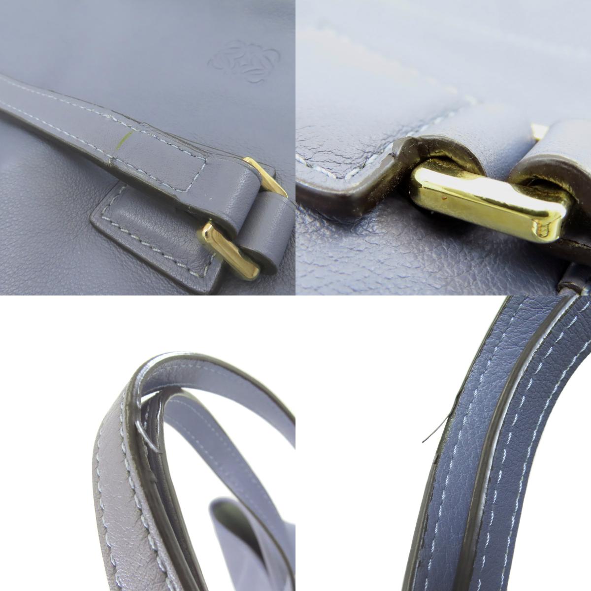 LOEWE anagram Tote Bag Calf Ladies [Used]