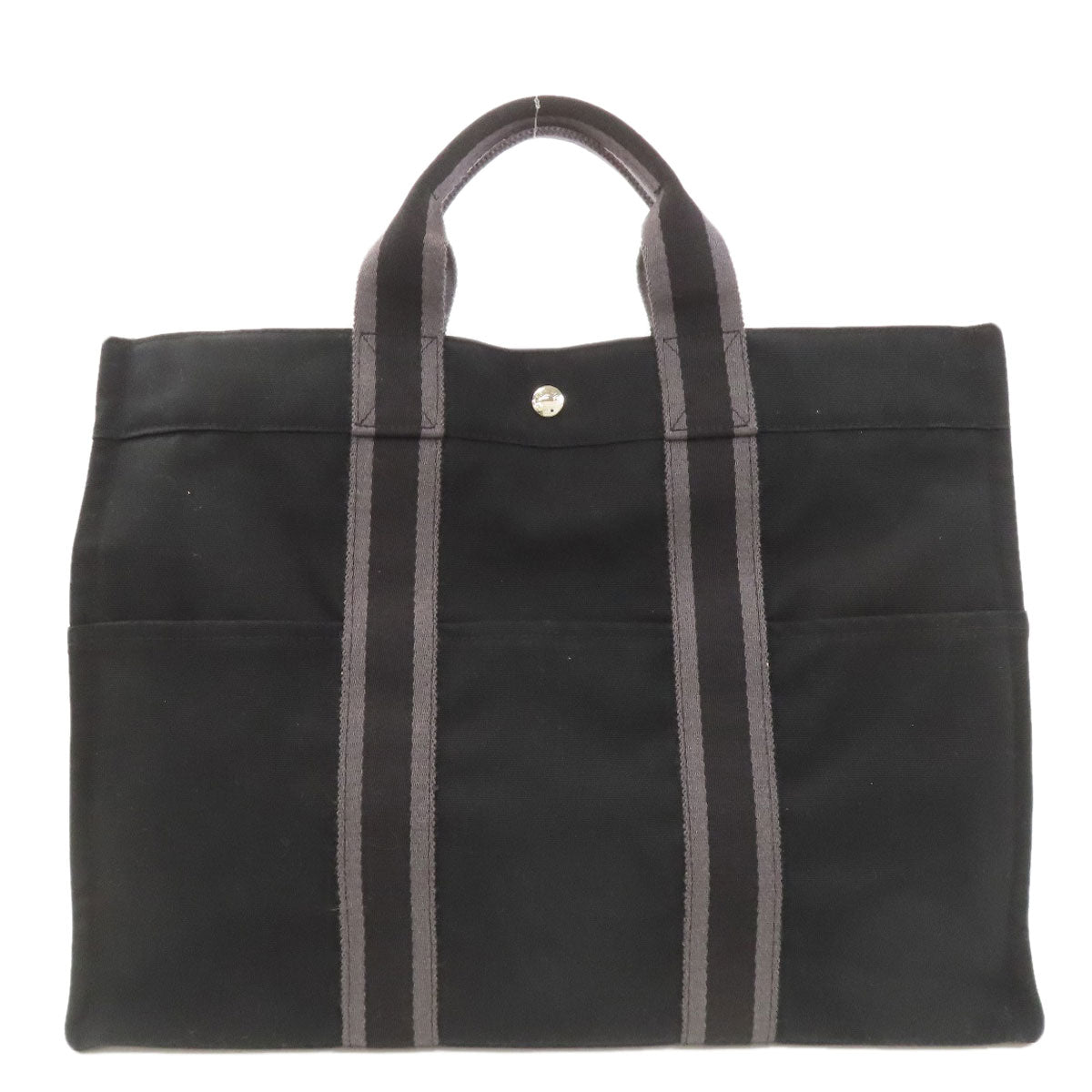 HERMES suck fool toeMM Handbag Canvas Ladies [Used]