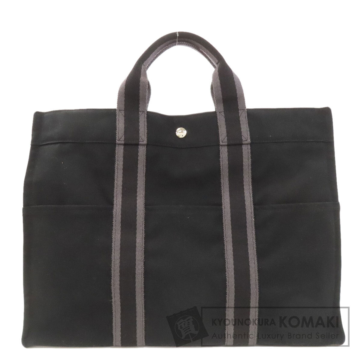 HERMES suck fool toeMM Handbag Canvas Ladies [Used]