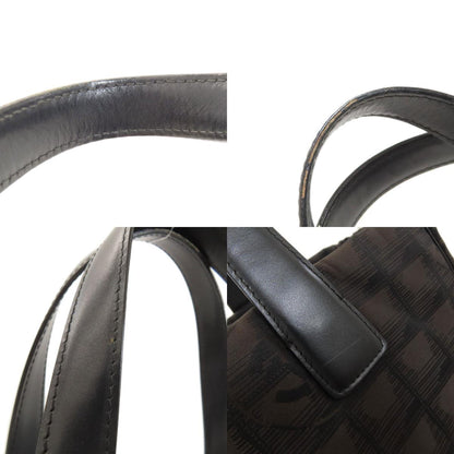 CHANEL New Travel Line MM Tote Bag Nylon jacquard Ladies [Used]