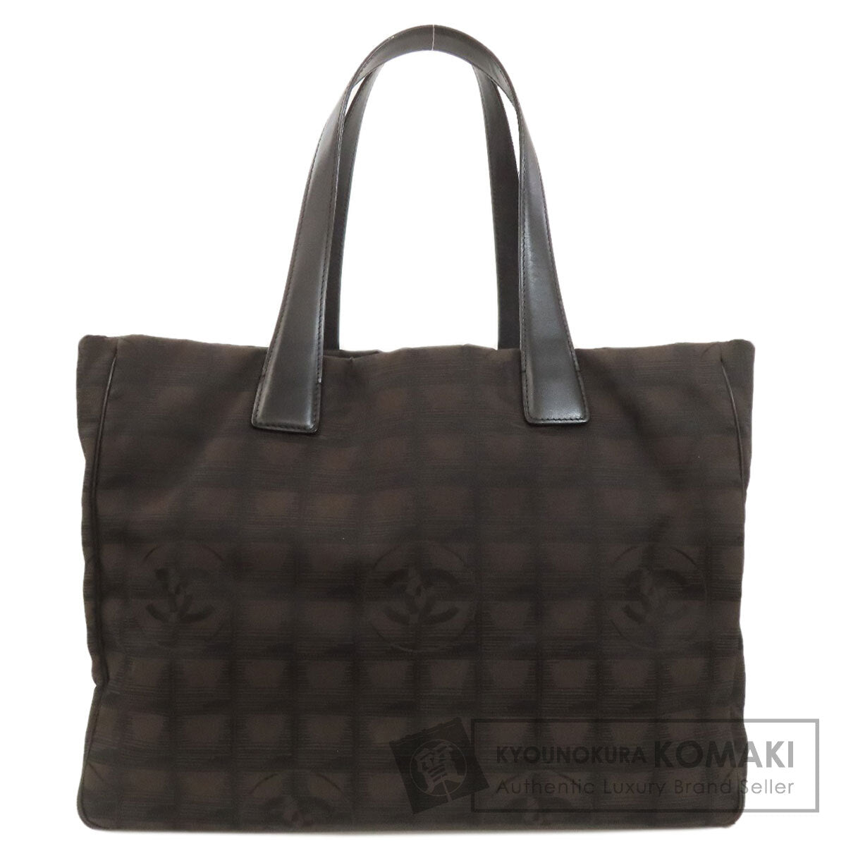 CHANEL New Travel Line MM Tote Bag Nylon jacquard Ladies [Used]