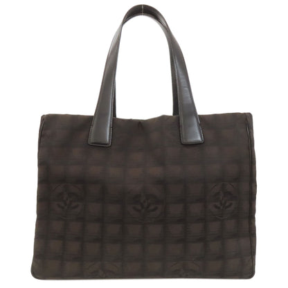 CHANEL New Travel Line MM Tote Bag Nylon jacquard Ladies [Used]