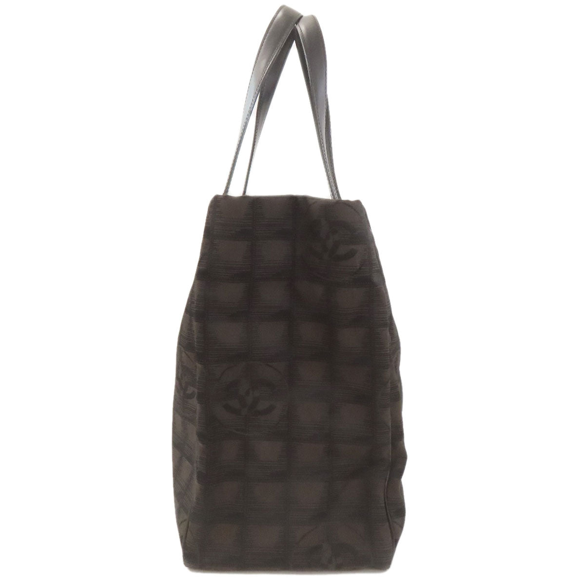 CHANEL New Travel Line MM Tote Bag Nylon jacquard Ladies [Used]