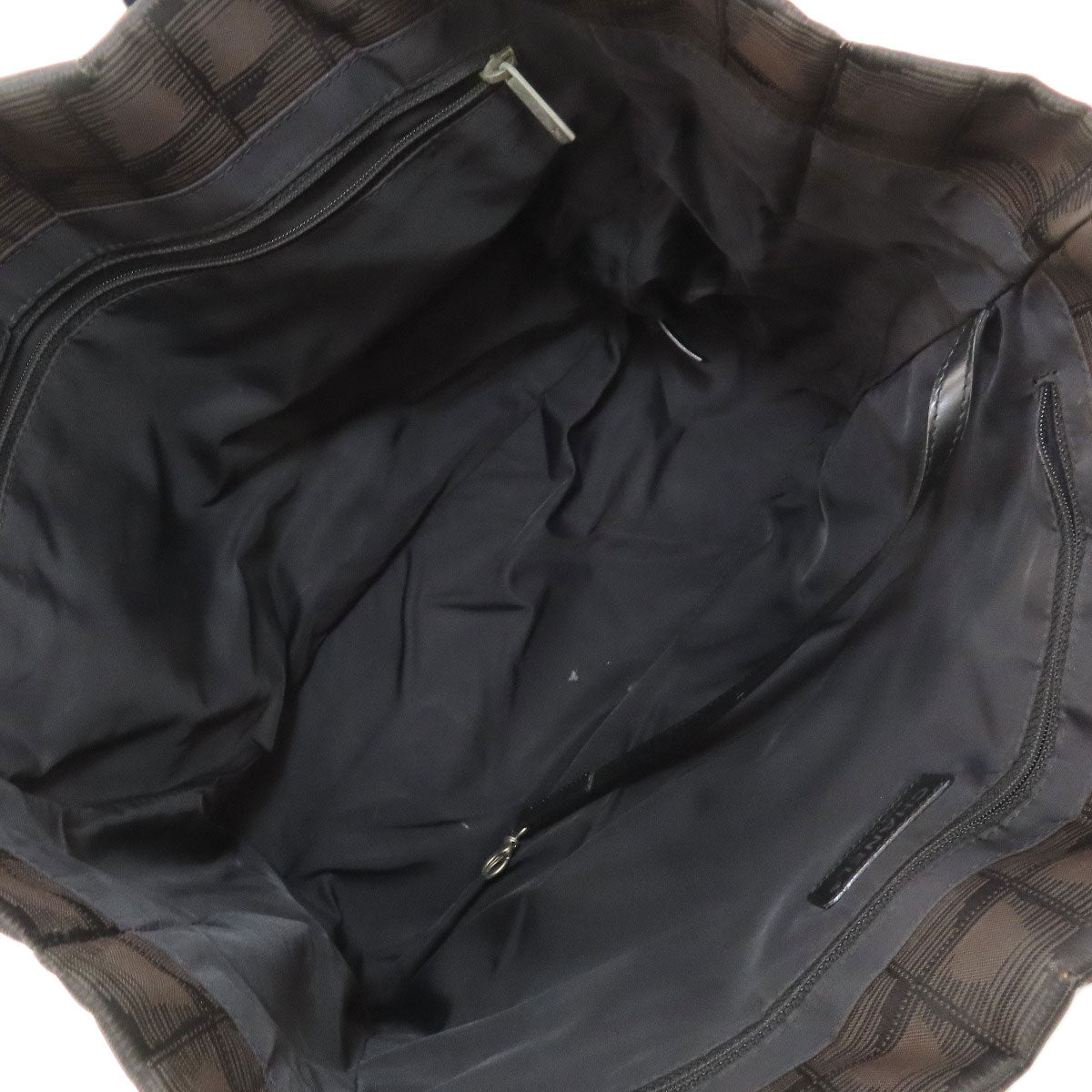 CHANEL New Travel Line MM Tote Bag Nylon jacquard Ladies [Used]