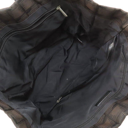 CHANEL New Travel Line MM Tote Bag Nylon jacquard Ladies [Used]