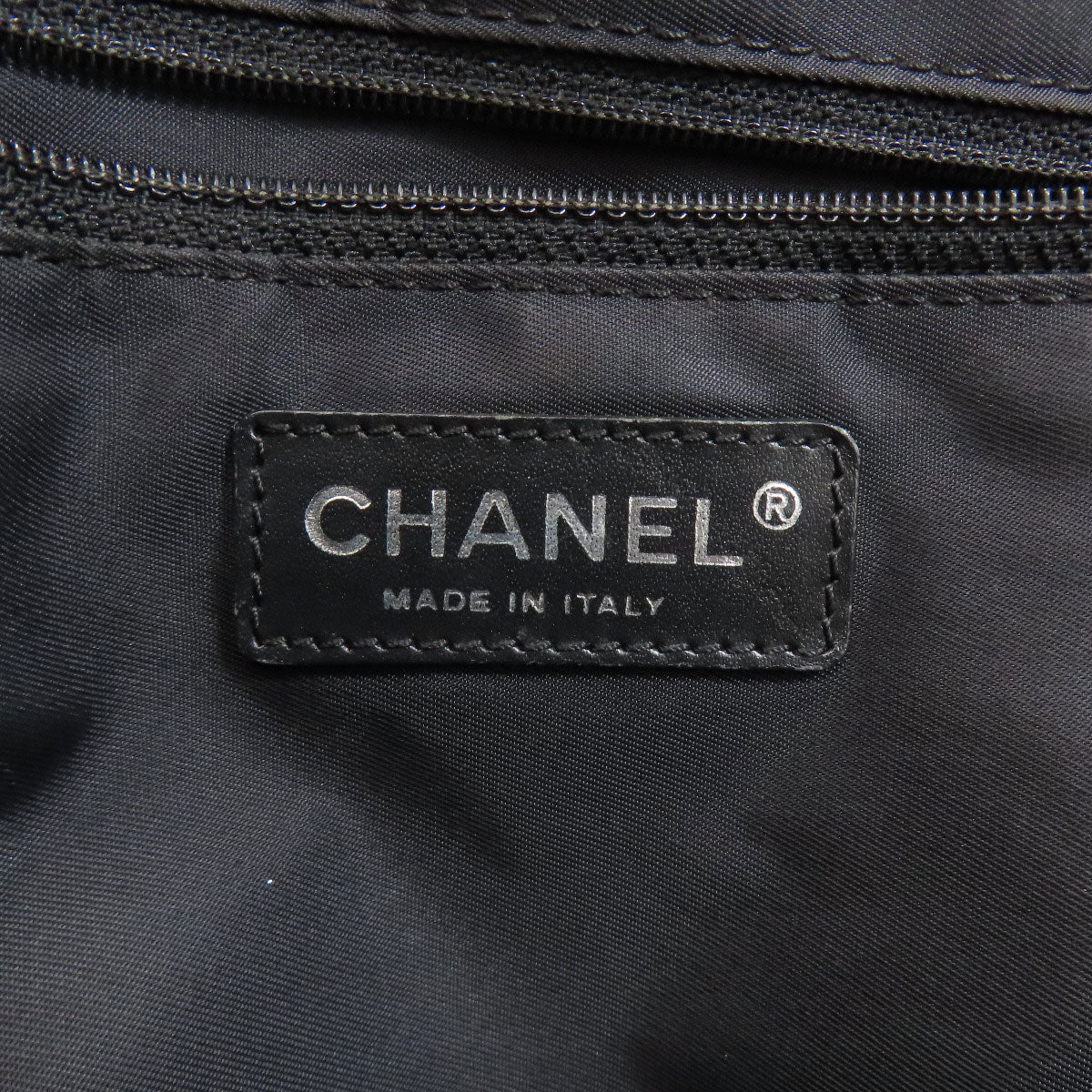 CHANEL New Travel Line MM Tote Bag Nylon jacquard Ladies [Used]