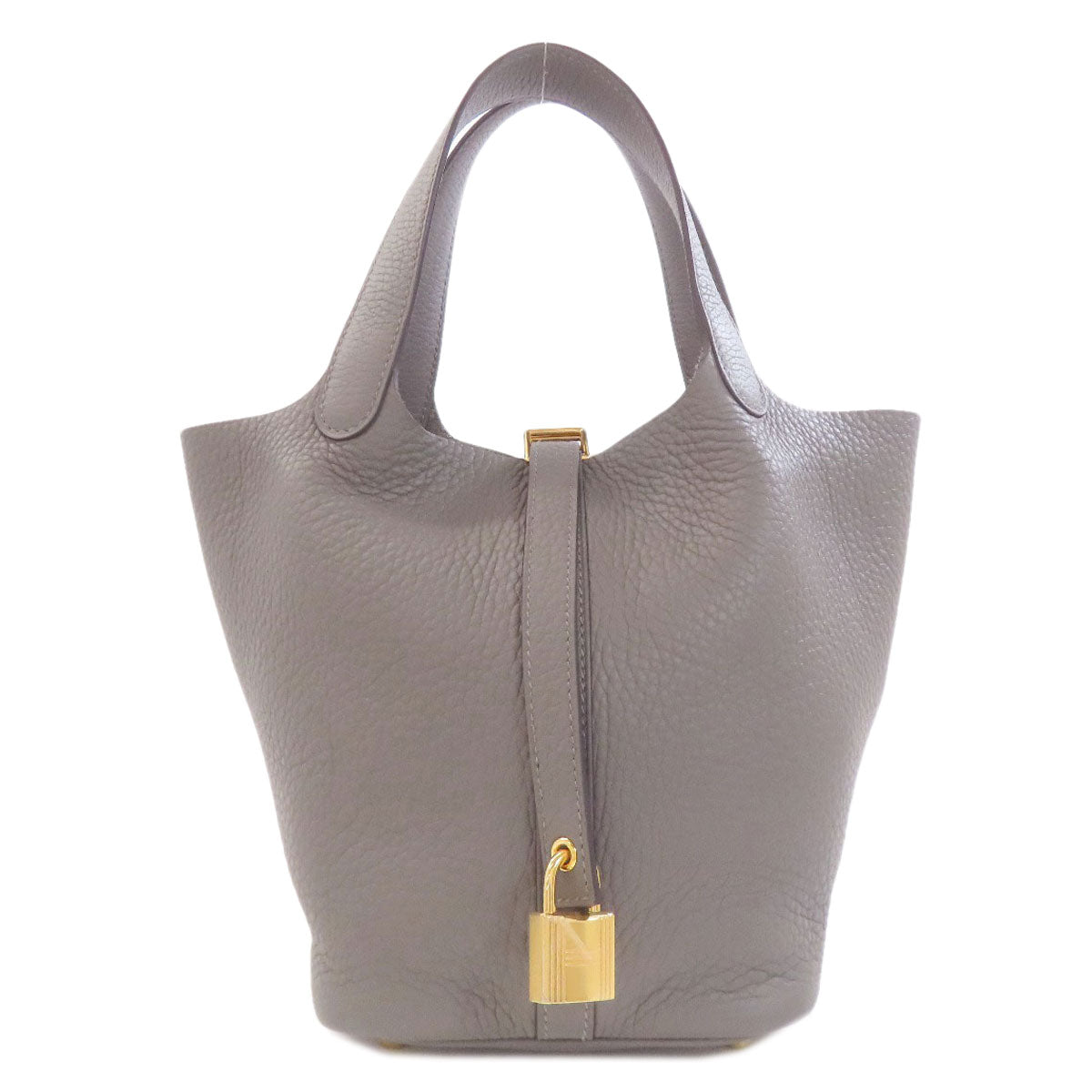 HERMES Picotin Lock PM GoldHardware Handbag Taurillon Clemence Ladies [Used]