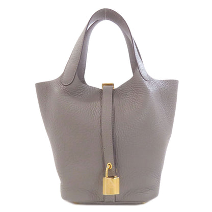 HERMES Picotin Lock PM GoldHardware Handbag Taurillon Clemence Ladies [Used]