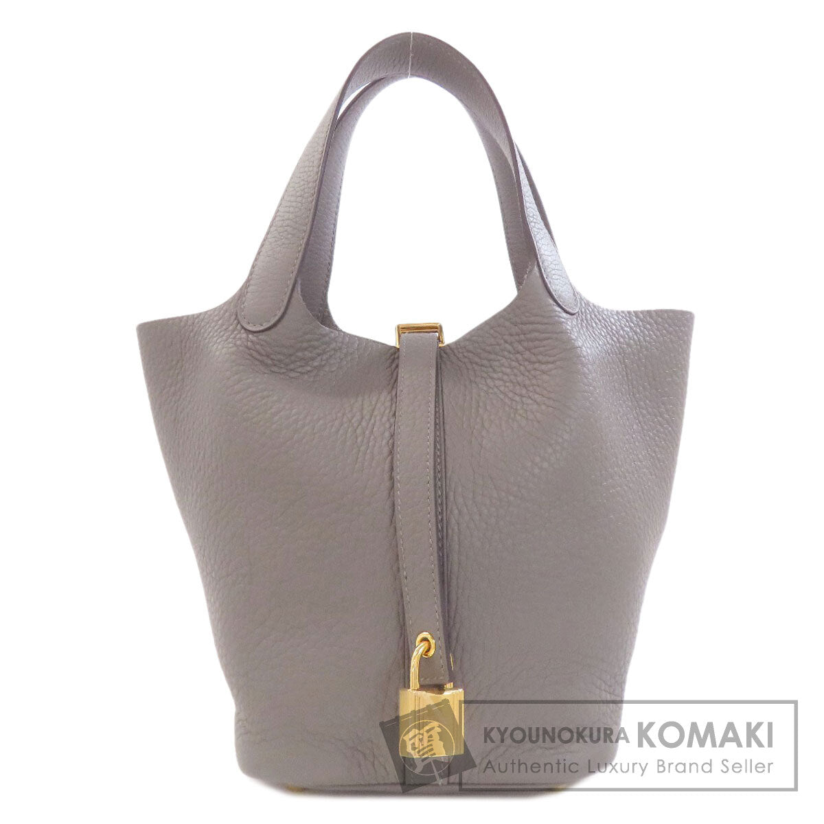 HERMES Picotin Lock PM GoldHardware Handbag Taurillon Clemence Ladies [Used]