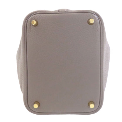 HERMES Picotin Lock PM GoldHardware Handbag Taurillon Clemence Ladies [Used]