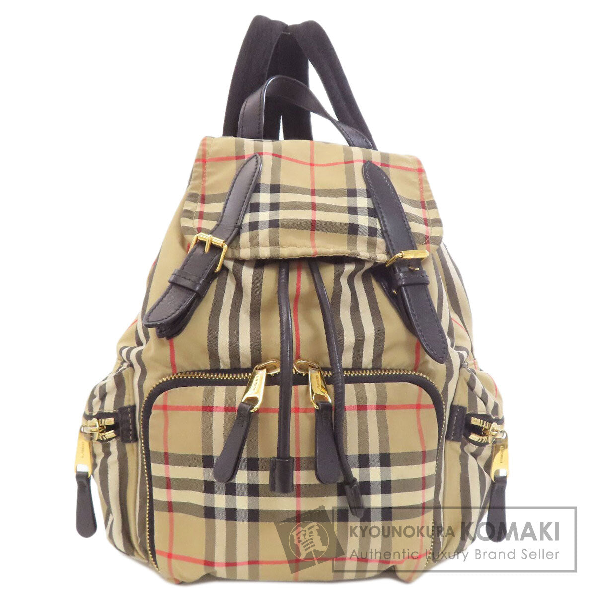BURBERRY Nova Check Backpack Â· Daypack Nylon Ladies [Used]