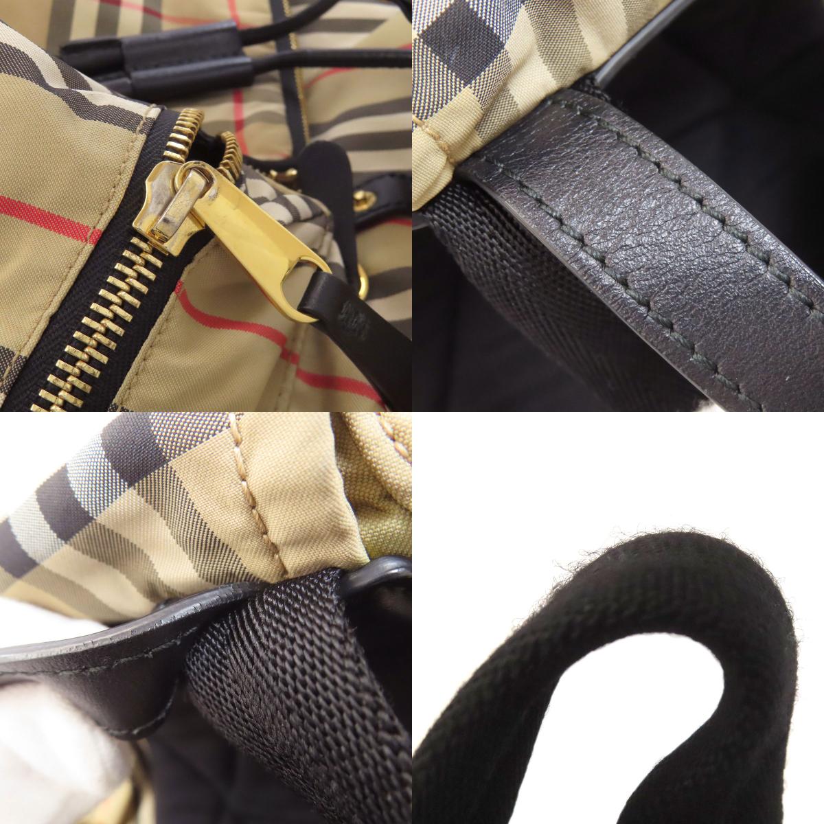 BURBERRY Nova Check Backpack Â· Daypack Nylon Ladies [Used]