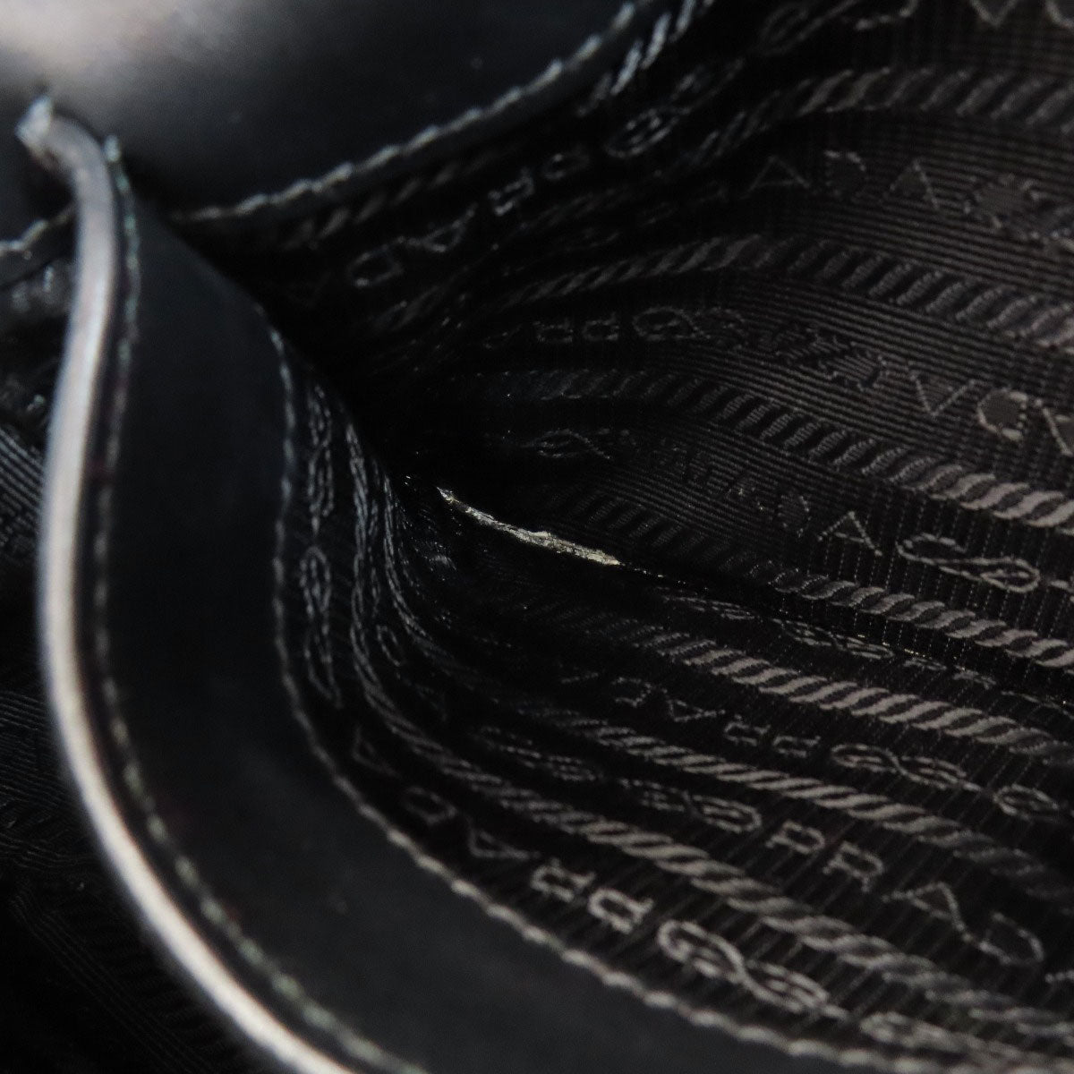 PRADA banana Shoulder Bag Calf Ladies [Used]