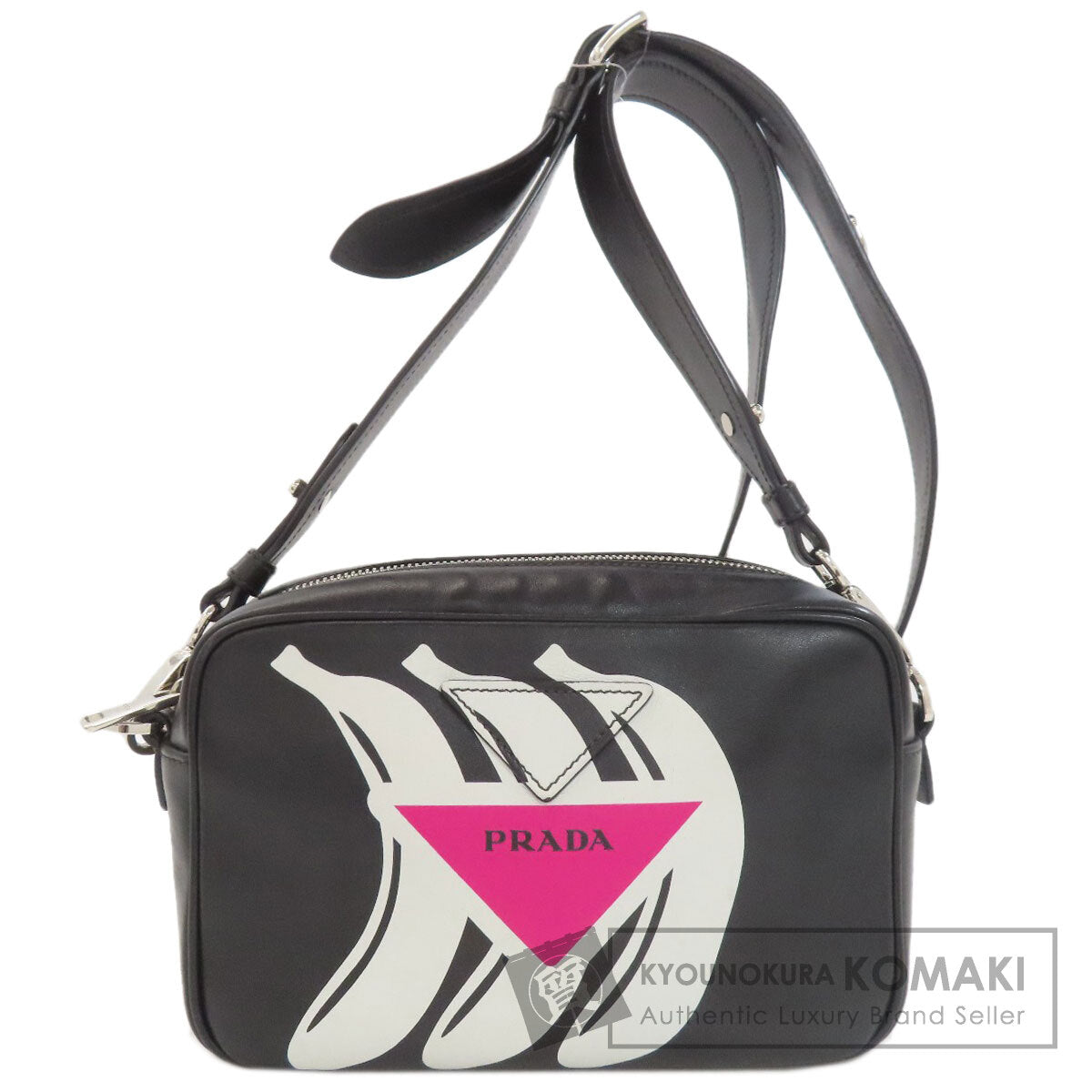 PRADA banana Shoulder Bag Calf Ladies [Used]