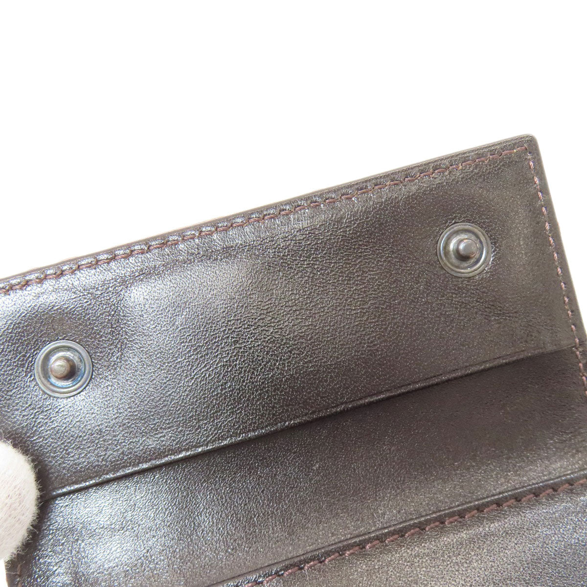 FENDI Zucca pattern key holder Canvas Ladies [Used]