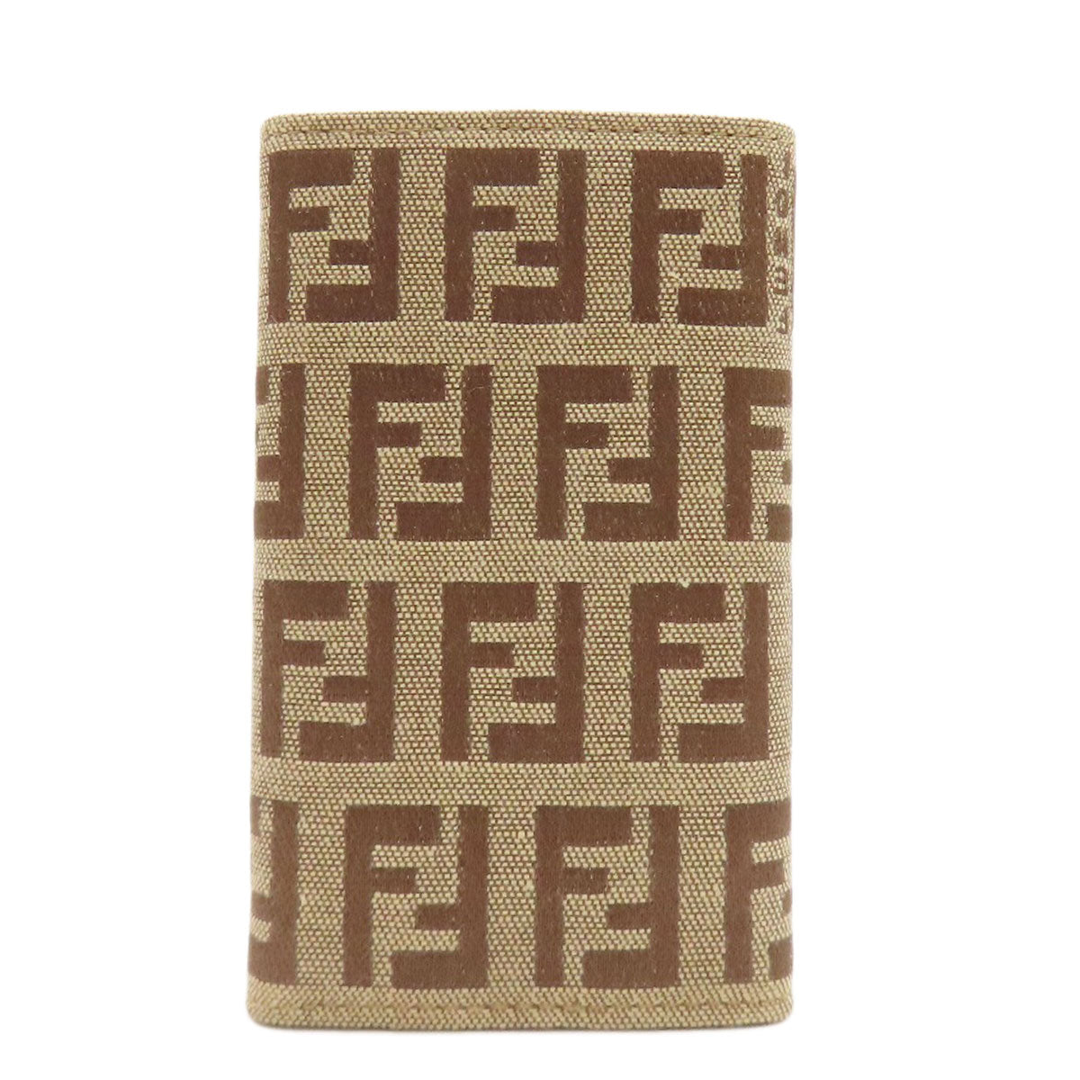 FENDI Zucca pattern key holder Canvas Ladies [Used]