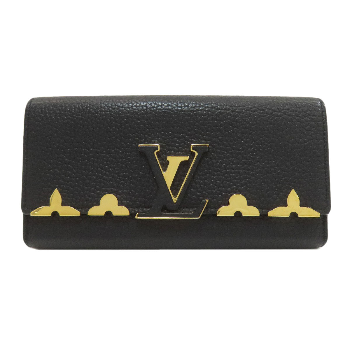LOUIS VUITTON M64551 Portefeiulle ã» Capsines Long wallet (with coin pocket) Taurillon Clemence Ladies [Used]