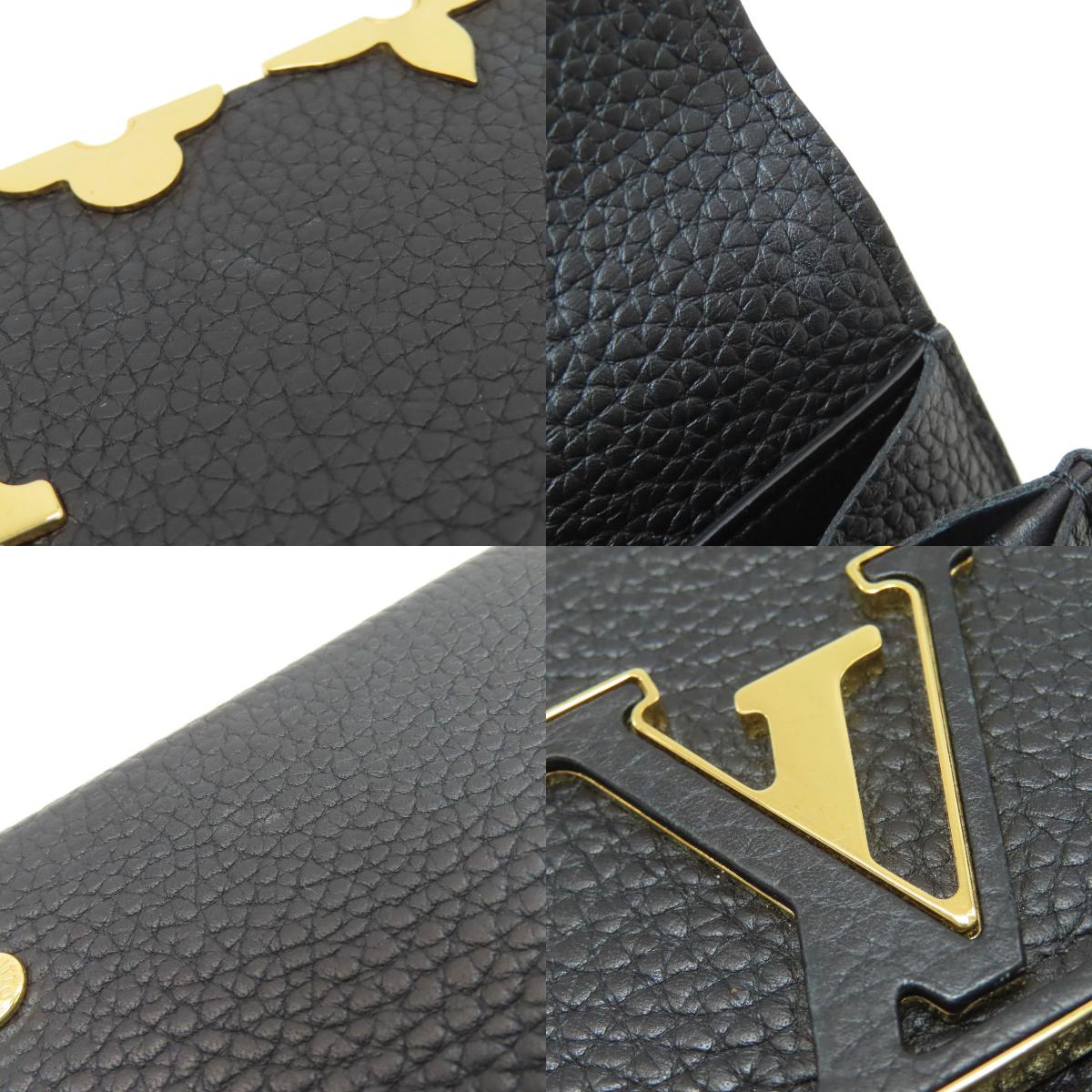 LOUIS VUITTON M64551 Portefeiulle ã» Capsines Long wallet (with coin pocket) Taurillon Clemence Ladies [Used]
