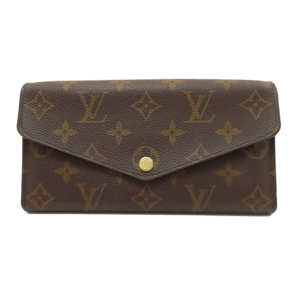 LOUIS VUITTON M60531 Portefeiulle Â· Sarah Long wallet (with coin pocket) Monogram canvas Ladies [Used]