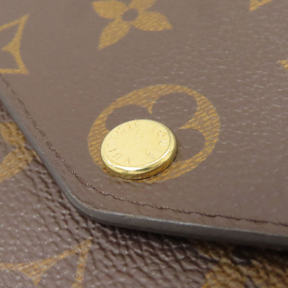 LOUIS VUITTON M60531 Portefeiulle Â· Sarah Long wallet (with coin pocket) Monogram canvas Ladies [Used]