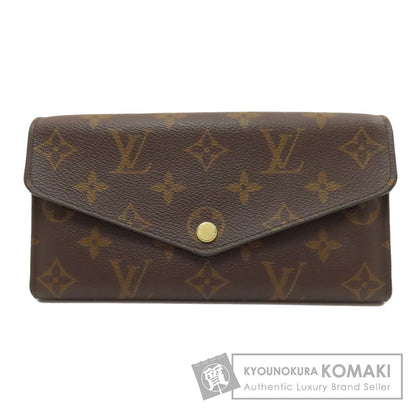 LOUIS VUITTON M60531 Portefeiulle Â· Sarah Long wallet (with coin pocket) Monogram canvas Ladies [Used]