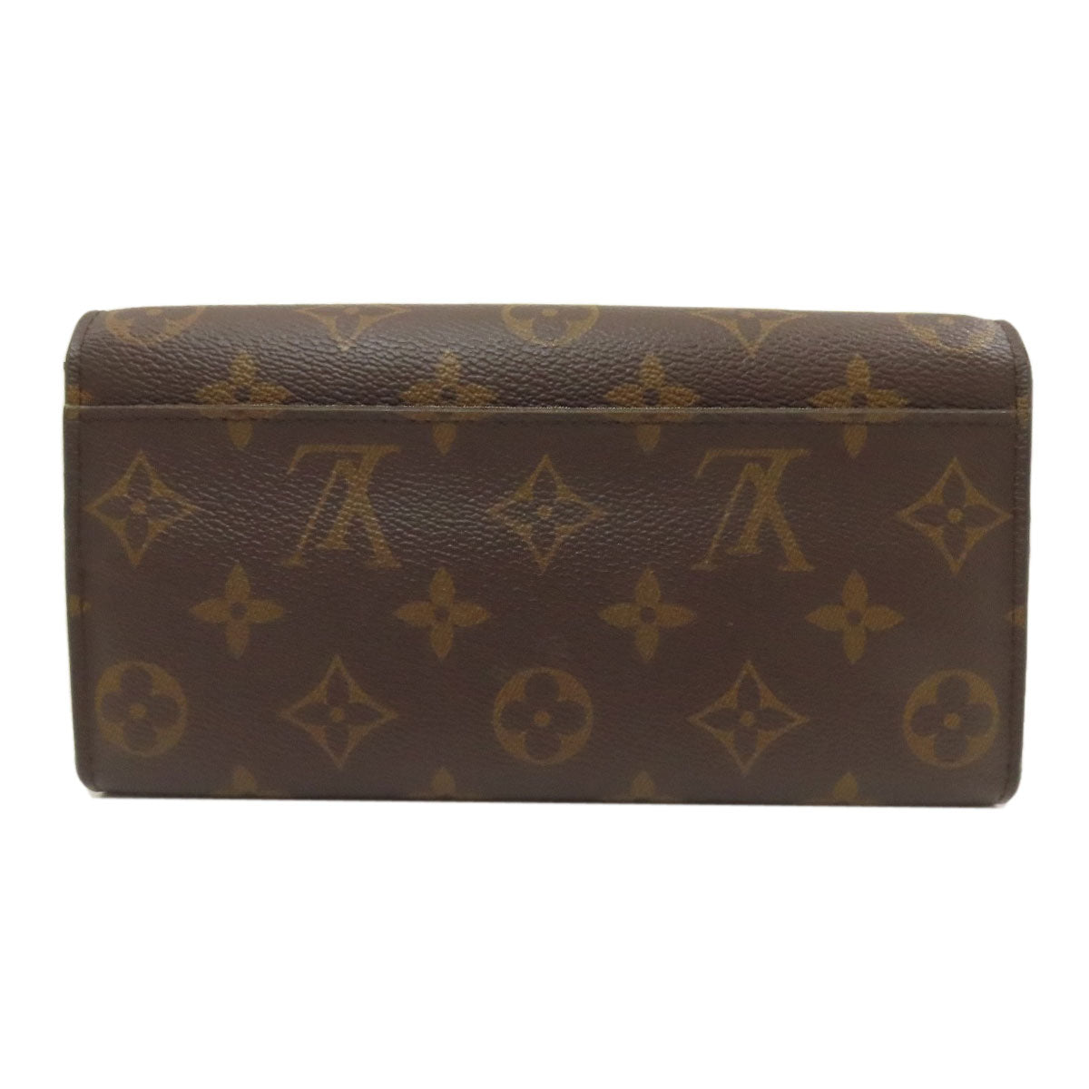 LOUIS VUITTON M60531 Portefeiulle Â· Sarah Long wallet (with coin pocket) Monogram canvas Ladies [Used]